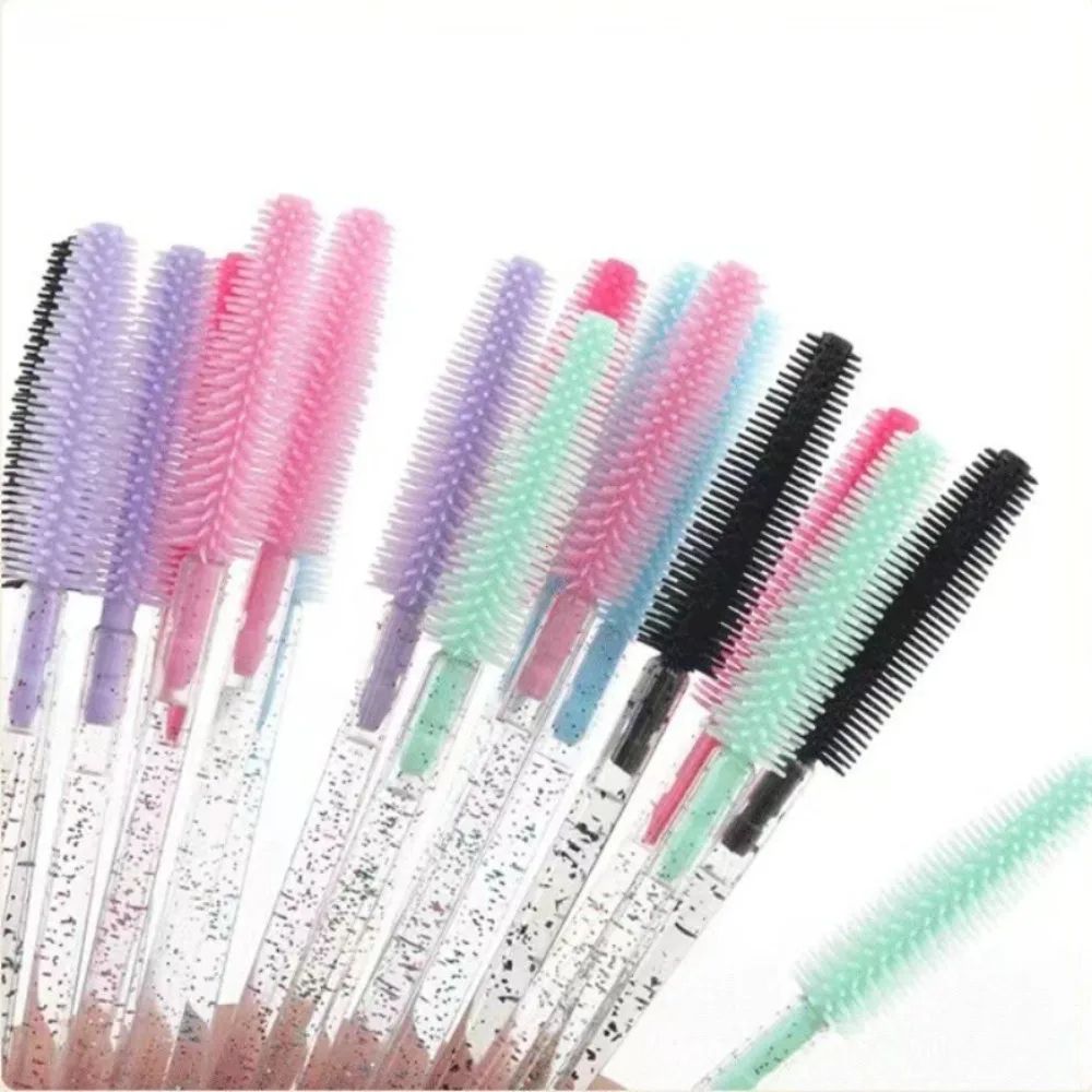 Crystal Eyelash Brush Spoolie Set Disposable Makeup Tool