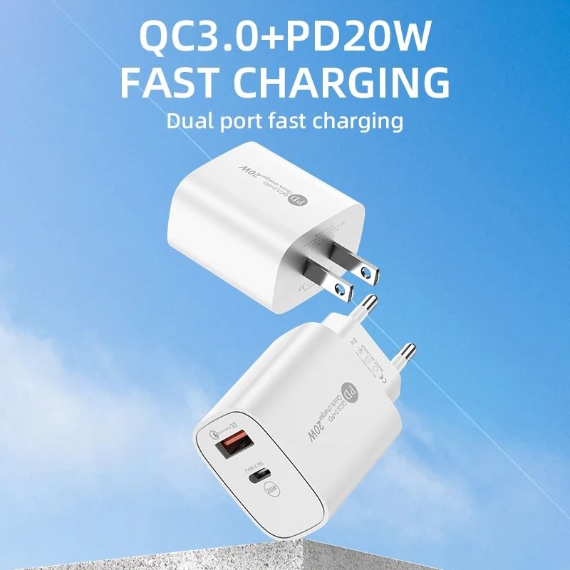 Ultra-High-Fidelity 20W Dual-Node PD & QC 3.0 Titanium-Grade Wall Power Architecture