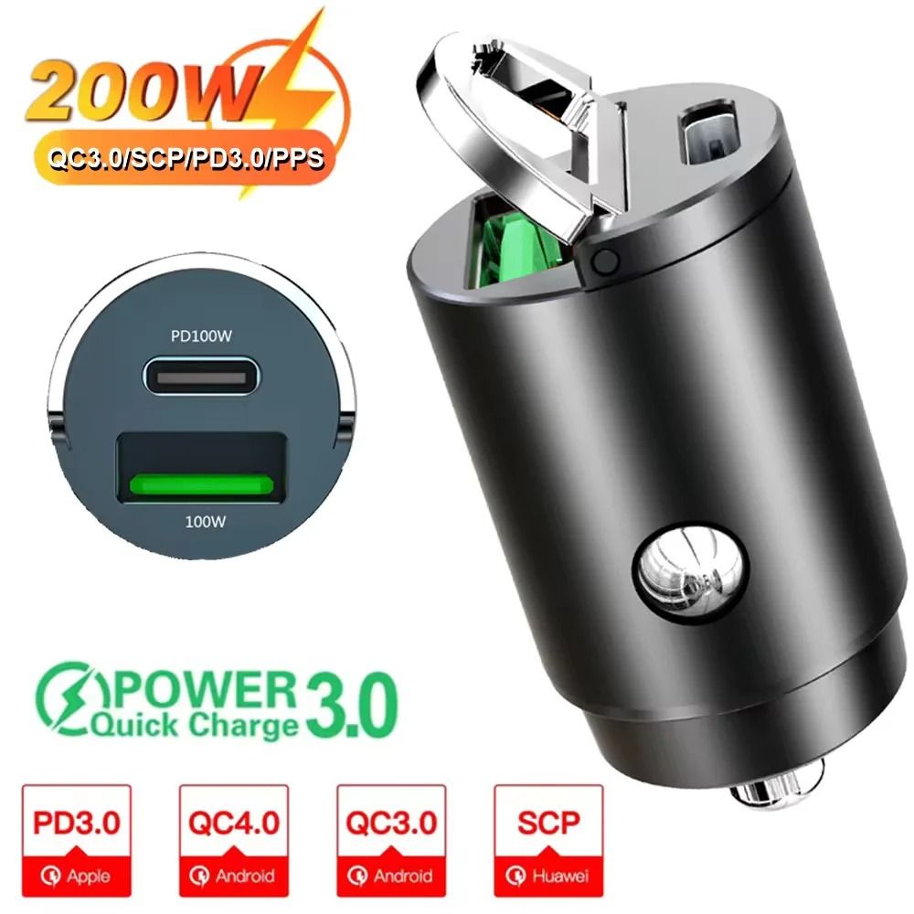 QC3.0 PD Mini High-Power Car Charger