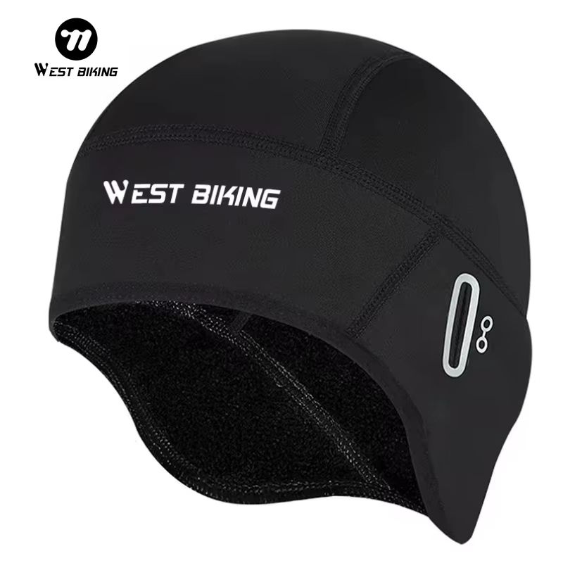 Windproof Winter Fleece Cycling Skull Cap Helmet Liner for Men
