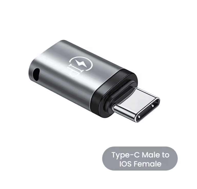 SwiftLink Lightning to USB C Adapter 20W Fast Charging Converter