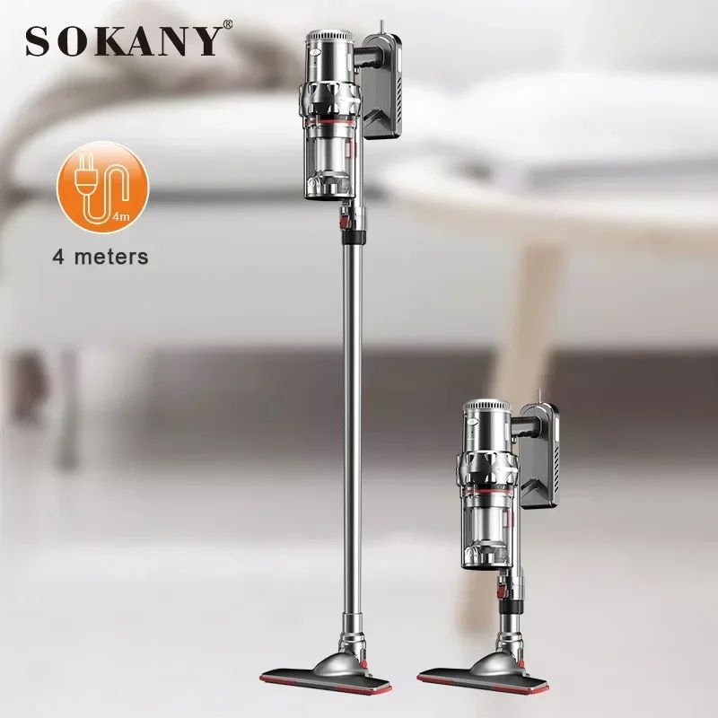 SOKANY 3378 Handheld & Vertical Vacuum Cleaner – Compact Corded Multi-Function Home Cleaning Tool