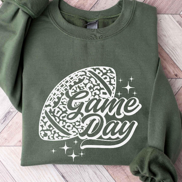 Game Day Football Shirt Women Fan Sweatshirt