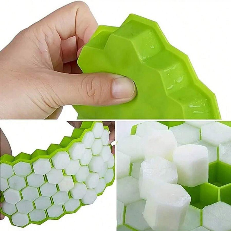 Cube Honeycomb Ice Tray - DIY Lattice Mold for Perfect Ice Cubes