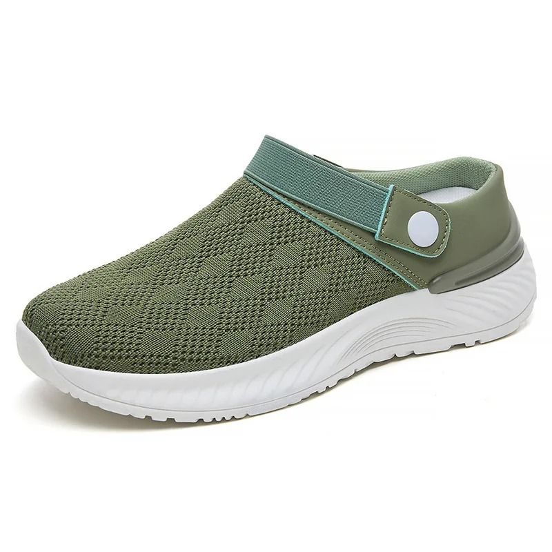 Womens Breathable Mesh Slip On Summer Walking Shoes