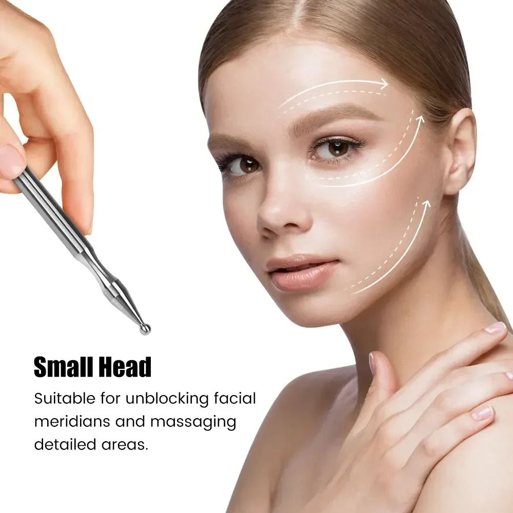 Stainless Steel Dual Head Acupressure Massage Bar