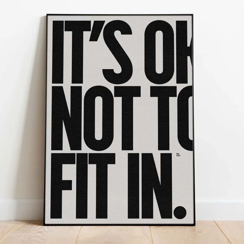Modern Retro Inspirational Quote Canvas Art