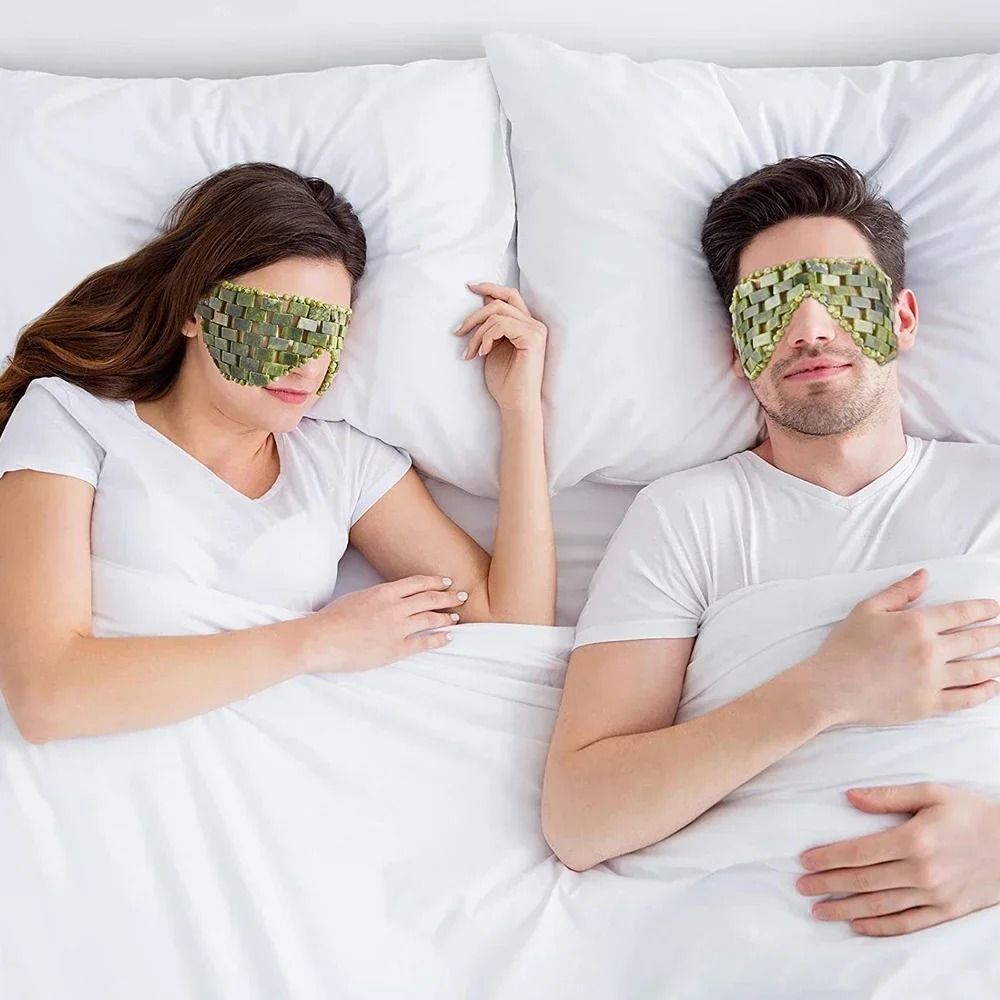 Cooling Jade Eye Mask Sleep Massager