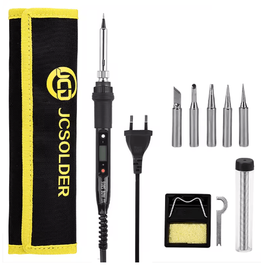 JCD 80W Digital Soldering Iron with LCD Display & Adjustable Temperature