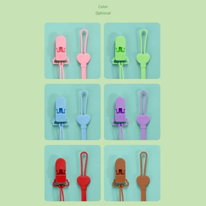 Flexible Silicone Pediatric Tether and Pacifier Strap