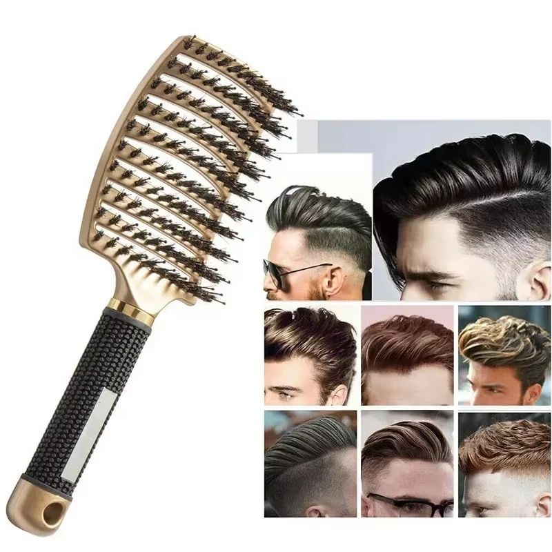 SmoothDetangle Boar & Nylon Scalp Massage Hair Brush