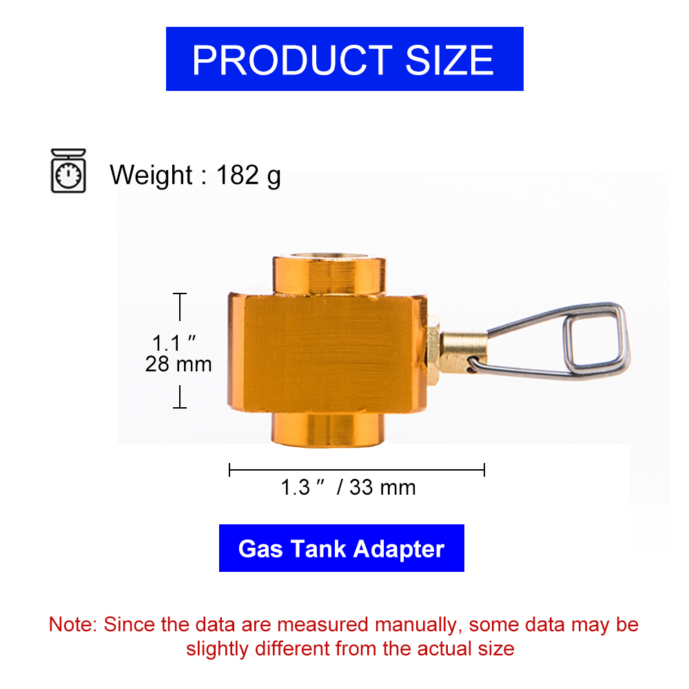 Portable Camping Stove Gas Refill Adapter for Butane Cylinder