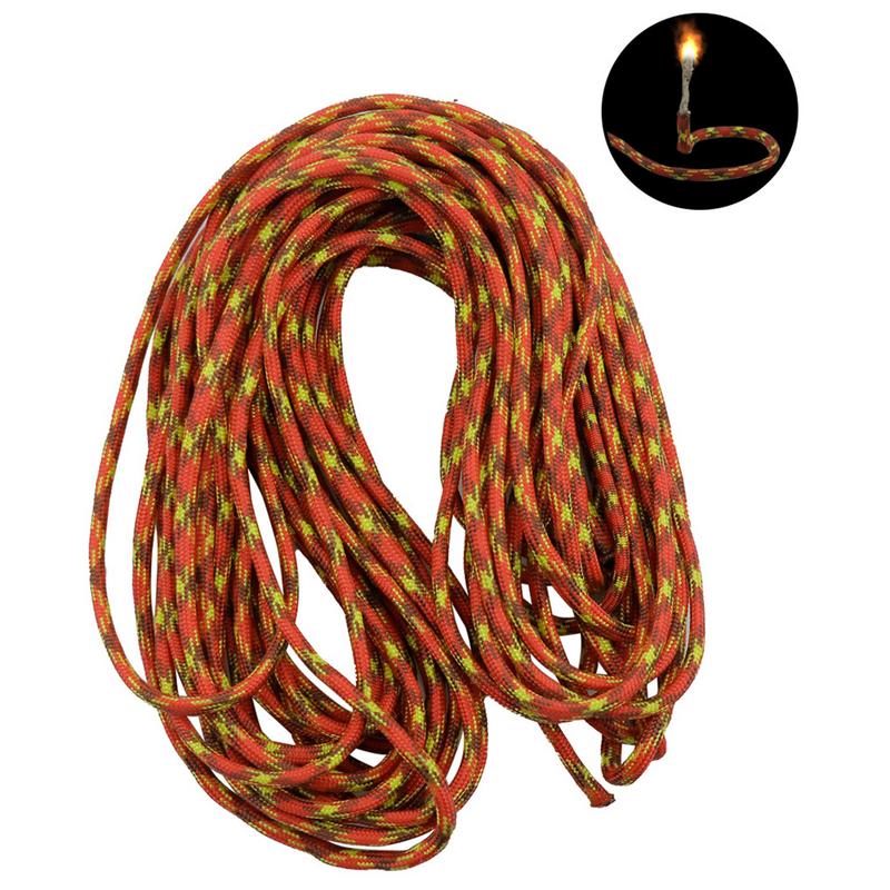 Wax Dipped Tinder Rope Ultimate Camping Fire Starter & Survival Fire Rope