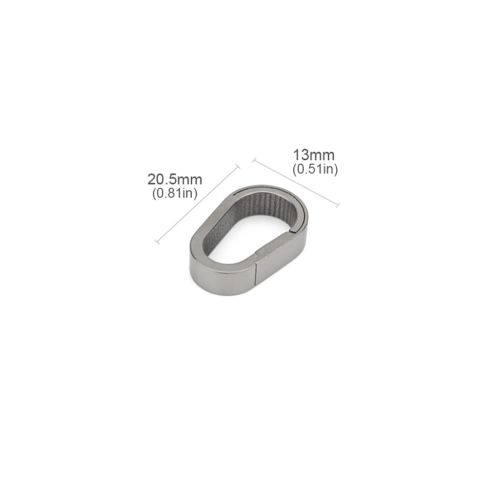 Titanium EDC Keychain Clip Mini Buckle Carabiner Lightweight Key Ring Tool