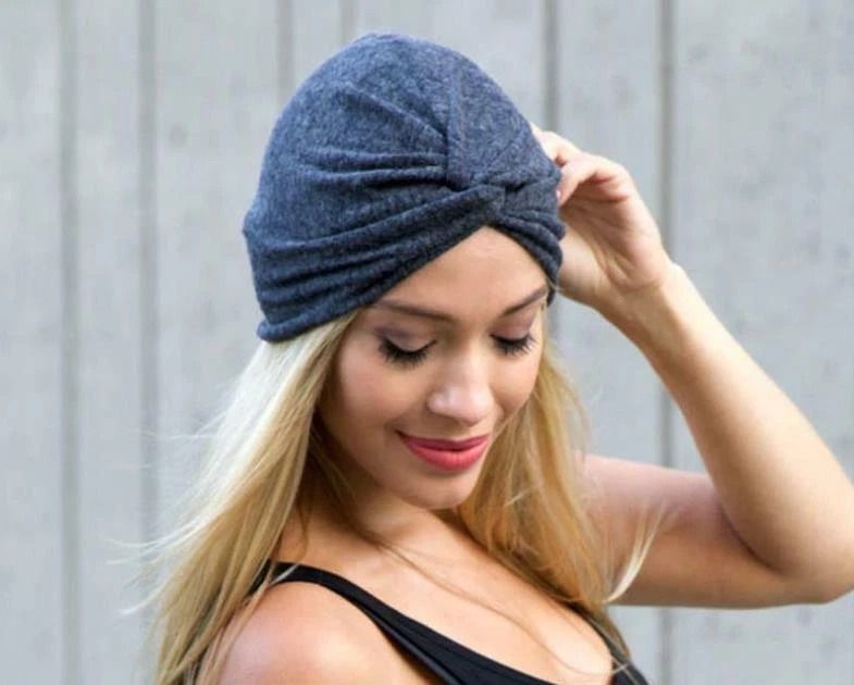 Stretch Hat Scarf, Cotton Women Turban, Ladies Hair Head Hijab Cap, Muslim Wrap for Everyday Wear