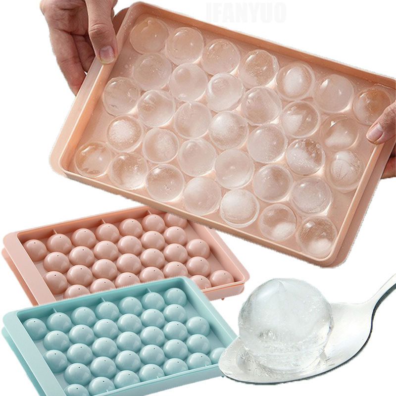 Frozen Whiskey Ball Popsicle Ice Cube Tray Box Ice Boll Hockey PP Mold DIY Lollipop Kitchen Tools Accessories