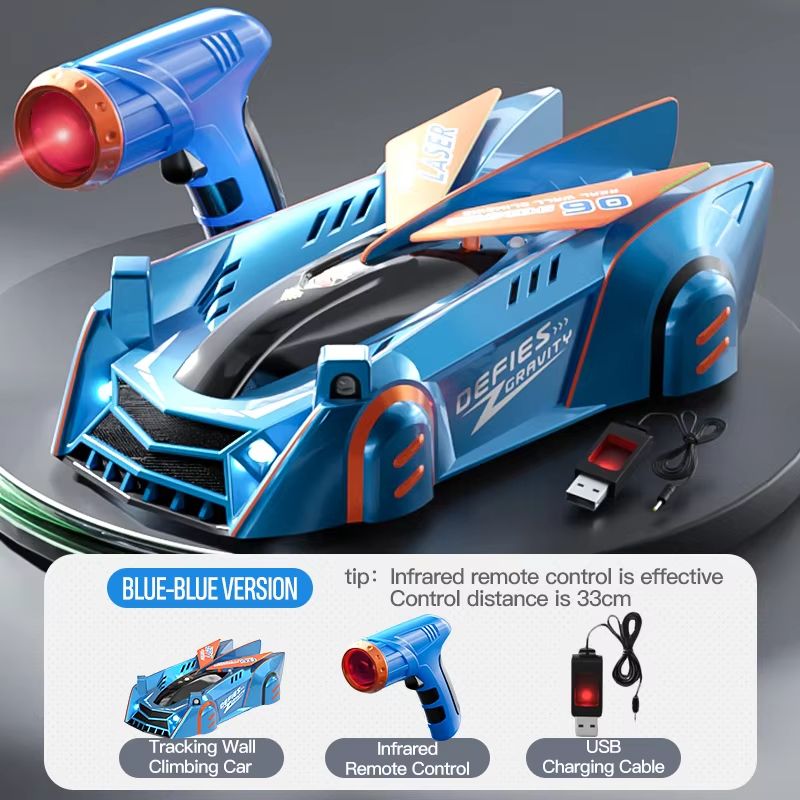 Wall Climbing RC Car Light Chasing Remote Control Anti Gravity Racing Toy