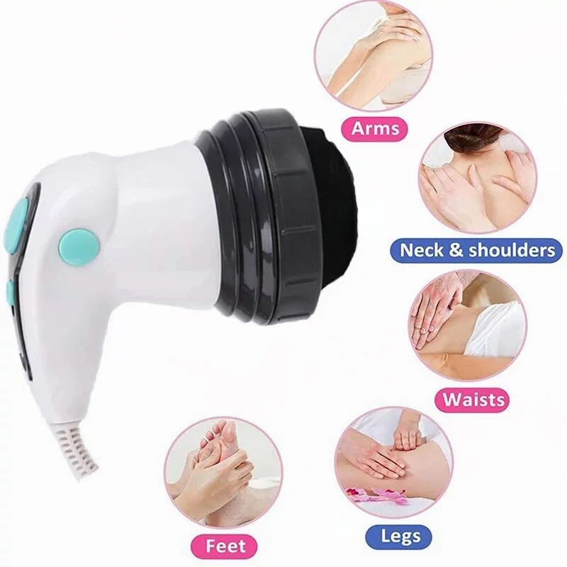 Electric Body Massage Gun – Magnetic Vibrating Slim Roller for Muscle Relaxation & Body Care