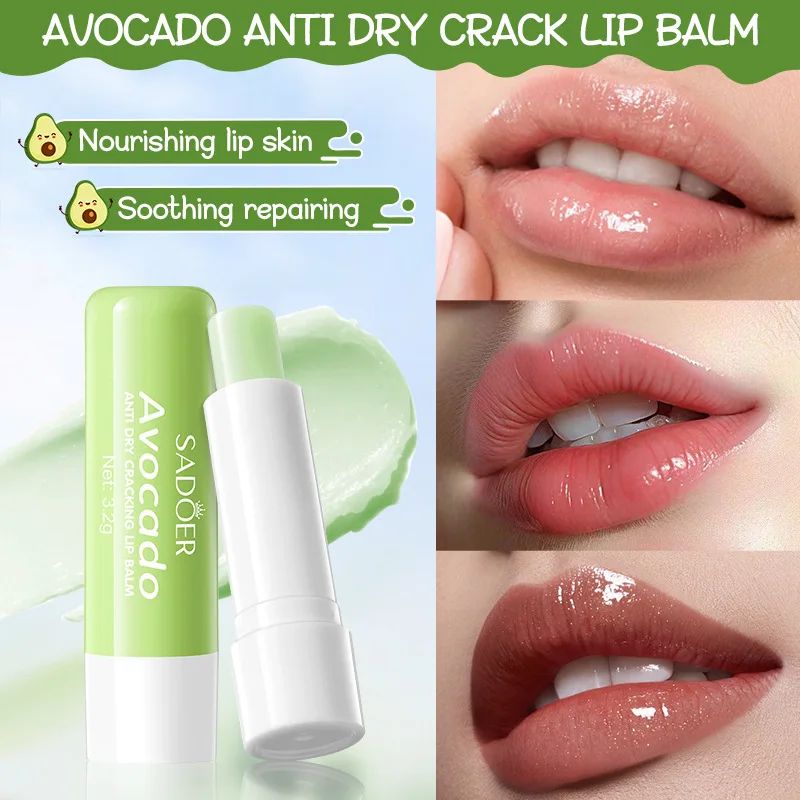 Avocado Hand Cream and Lip Balm Set Moisturizing Hand and Lip Care Kit