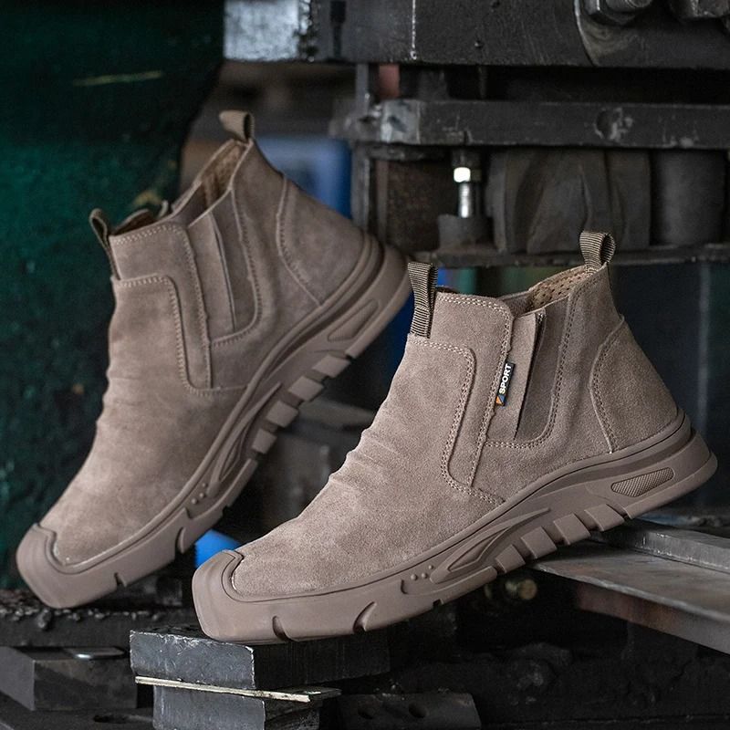 Steel Toe Safety Work Boots Anti Puncture Protection for Men
