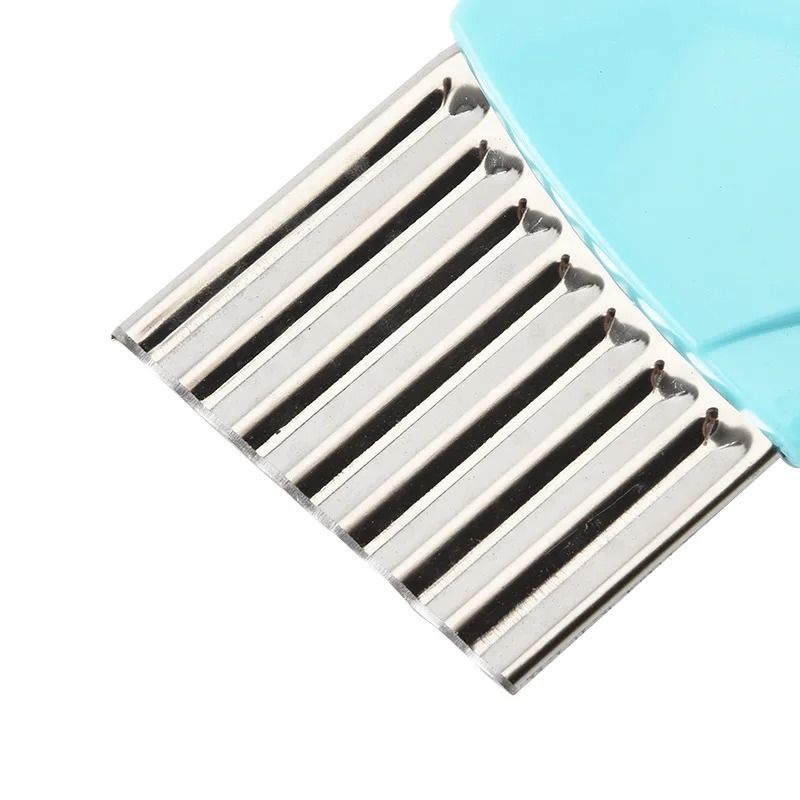 Premium Stainless Steel Wavy Potato Cutter and French Fries Slicer Set