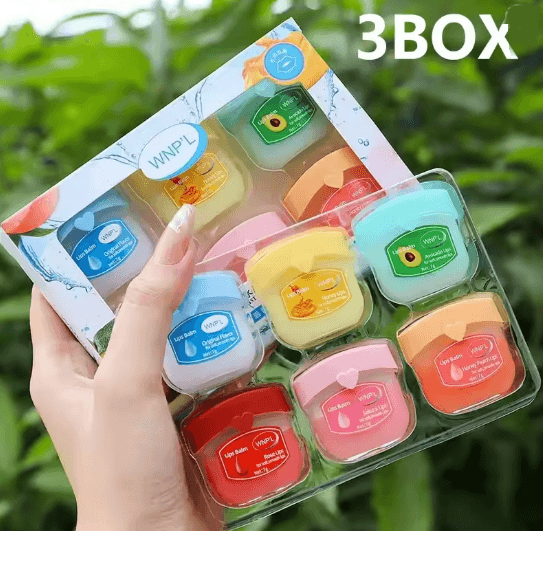 Fruit Lip Balm Set Moisturizing Non Sticky Lip Care Collection