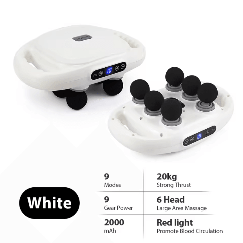 66-Head High Frequency Massage Gun – Fascia Vibration Body and Deep Tissue Massager