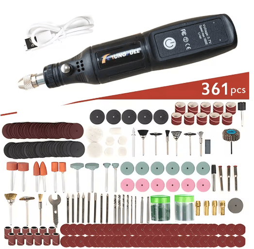 USB Wireless Mini Electric Drill – Handheld Engraving Pen Rotary Tool for Wood, Metal & Glass