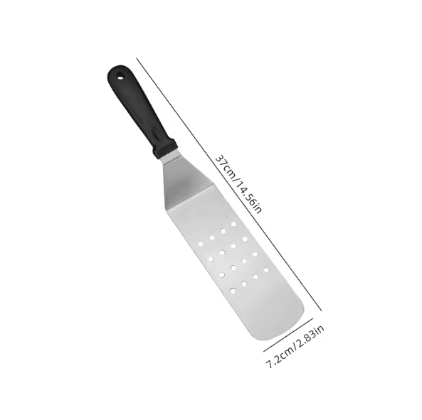 ProChef Stainless Steel Burger Spatula – Heavy-Duty BBQ Griddle Scraper & Hamburger Turner