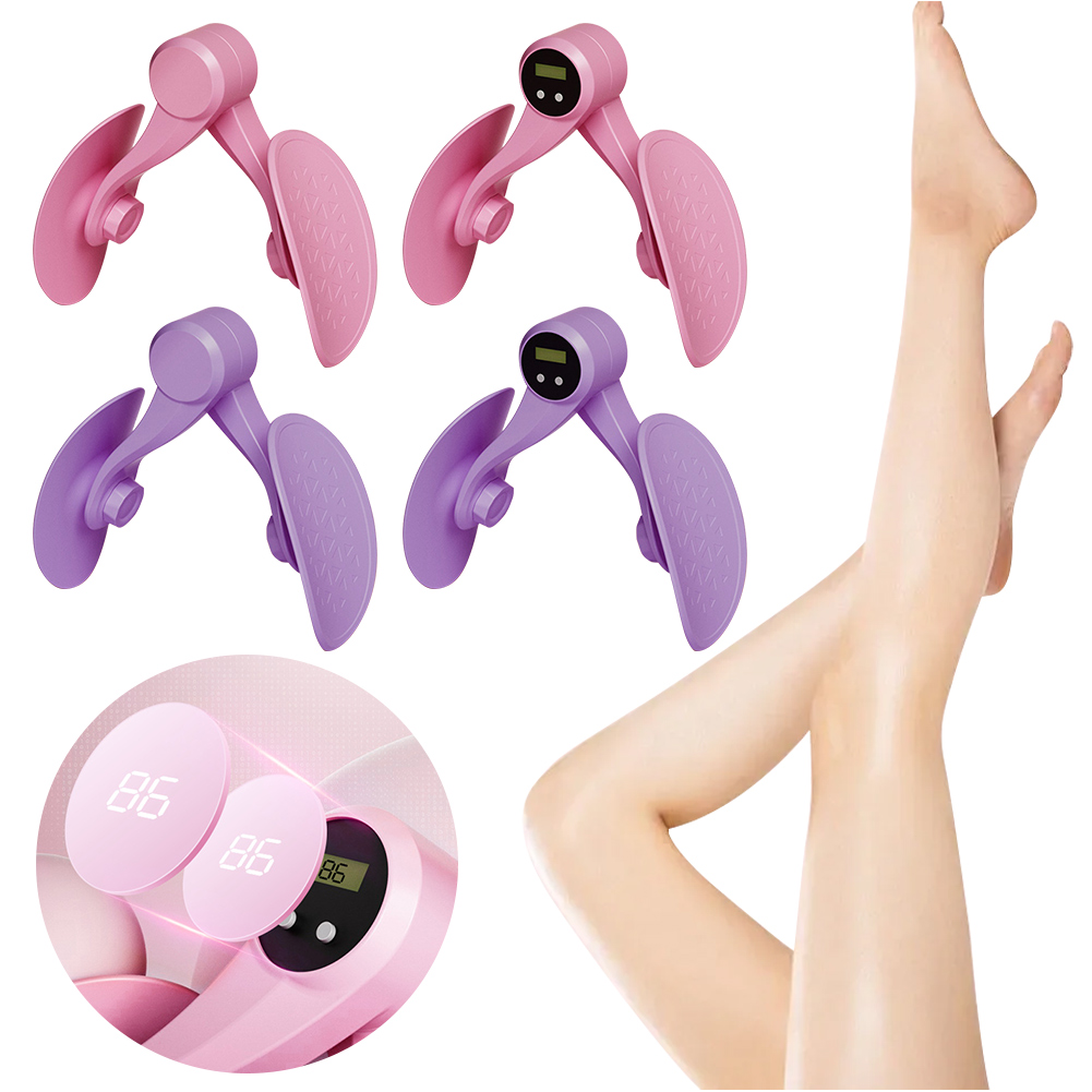 Kegel Exerciser Inner Thigh Trainer with Counter for Pelvic Floor Leg and Arm Toning