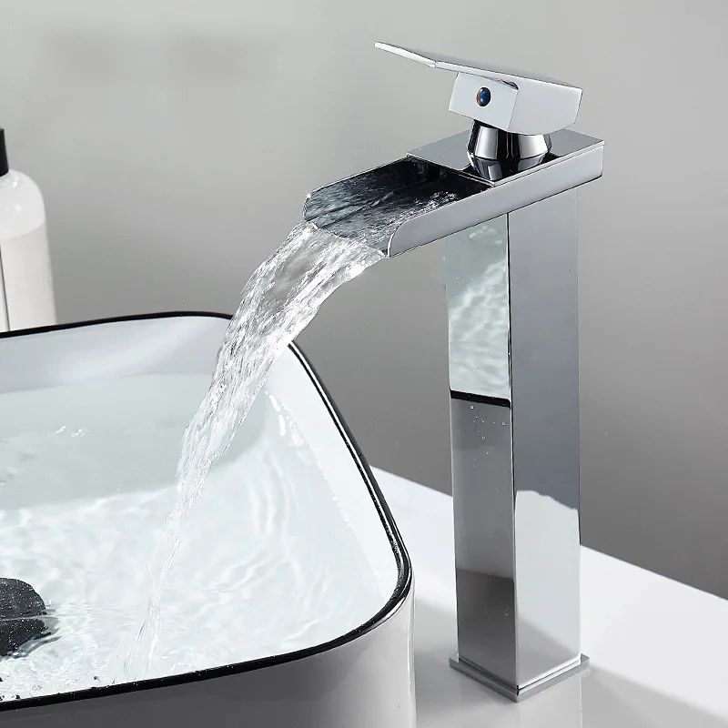 Stainless Steel Waterfall Basin Faucet