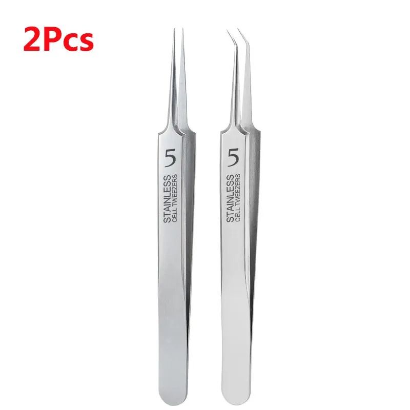 Precision Stainless Steel Blackhead and Acne Removal Tweezers