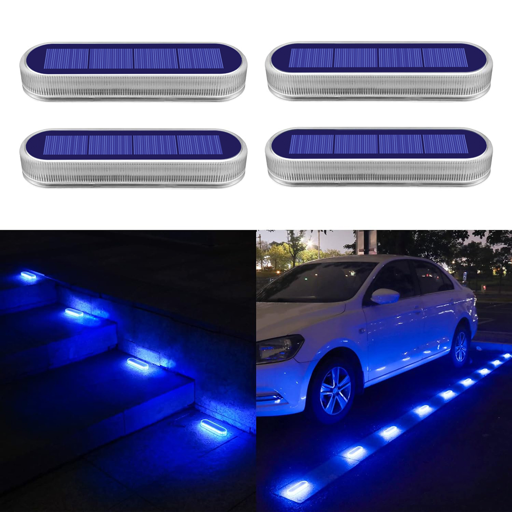 Waterproof LED Outdoor Lighting for Steps, Docks, and Driveways, IP68 Wireless, Solar-Powered