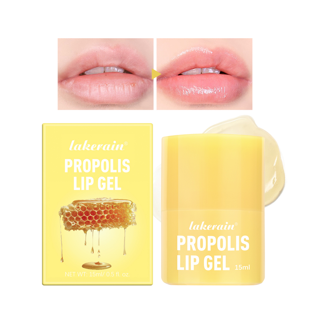 Honey Lip Hydrating Balm Mask, Long-lasting Moisture Butter, Propolis Lipcerin Gentle Exfoliation, Twist Dispenser