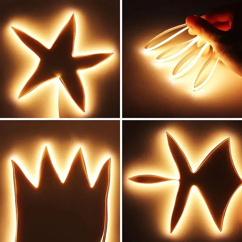 USB COB LED Strip Light 320 LEDs/m – High Density Flexible Lighting (3000K/4000K/6000K)