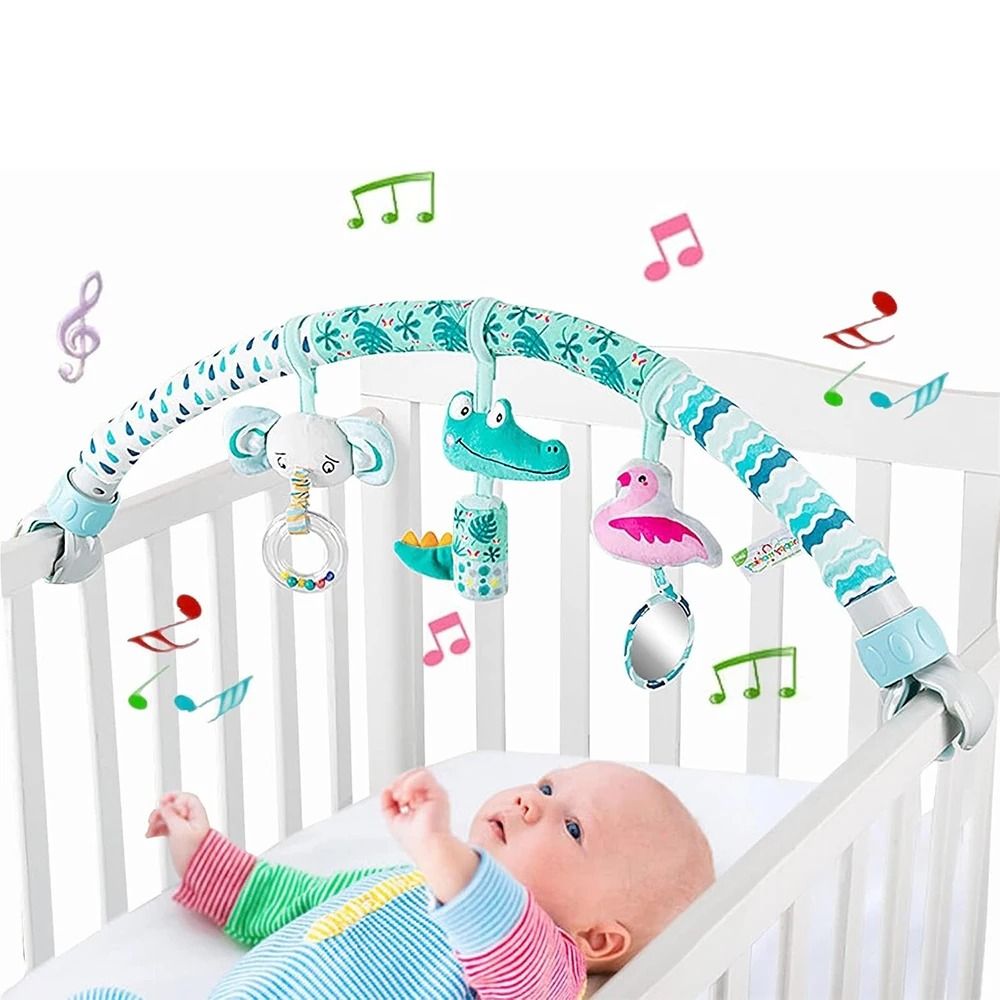 Baby Toy Toddler Hanging Bell Newborn Stroller Play Arch Bed Toys for Babies 0-12 Months
