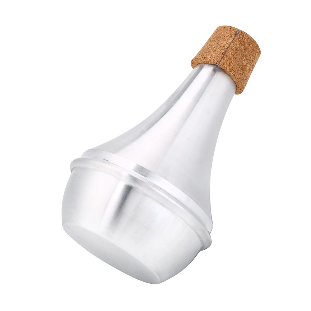 Aluminum Mute, Cork Construction Trumpet Practice Mute for Enhanced Sound Quality