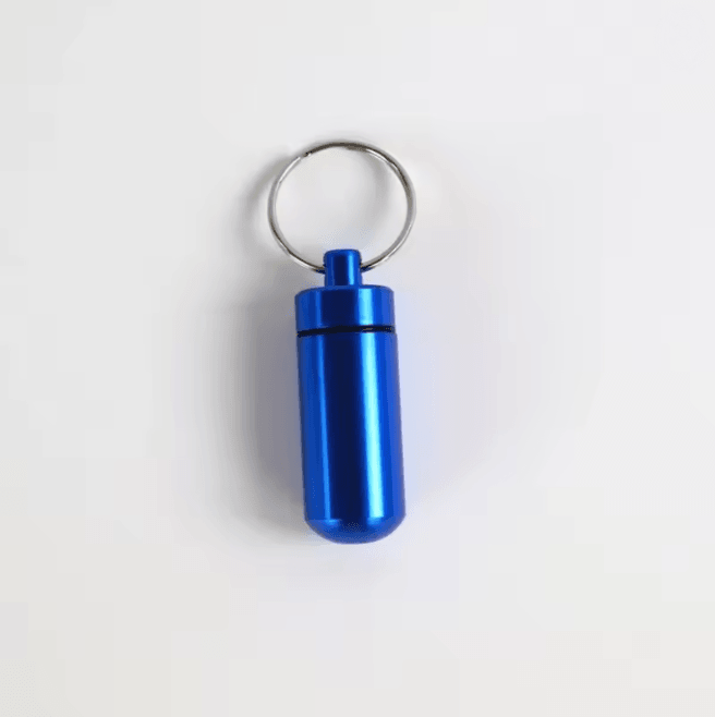 Mini Waterproof Aluminum Pill Box