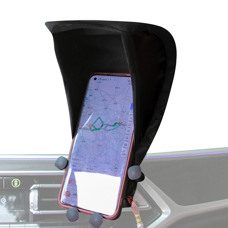 Universal phone sun shade Umbrella with anti glare phone holder for Car Bike and Motorcycle