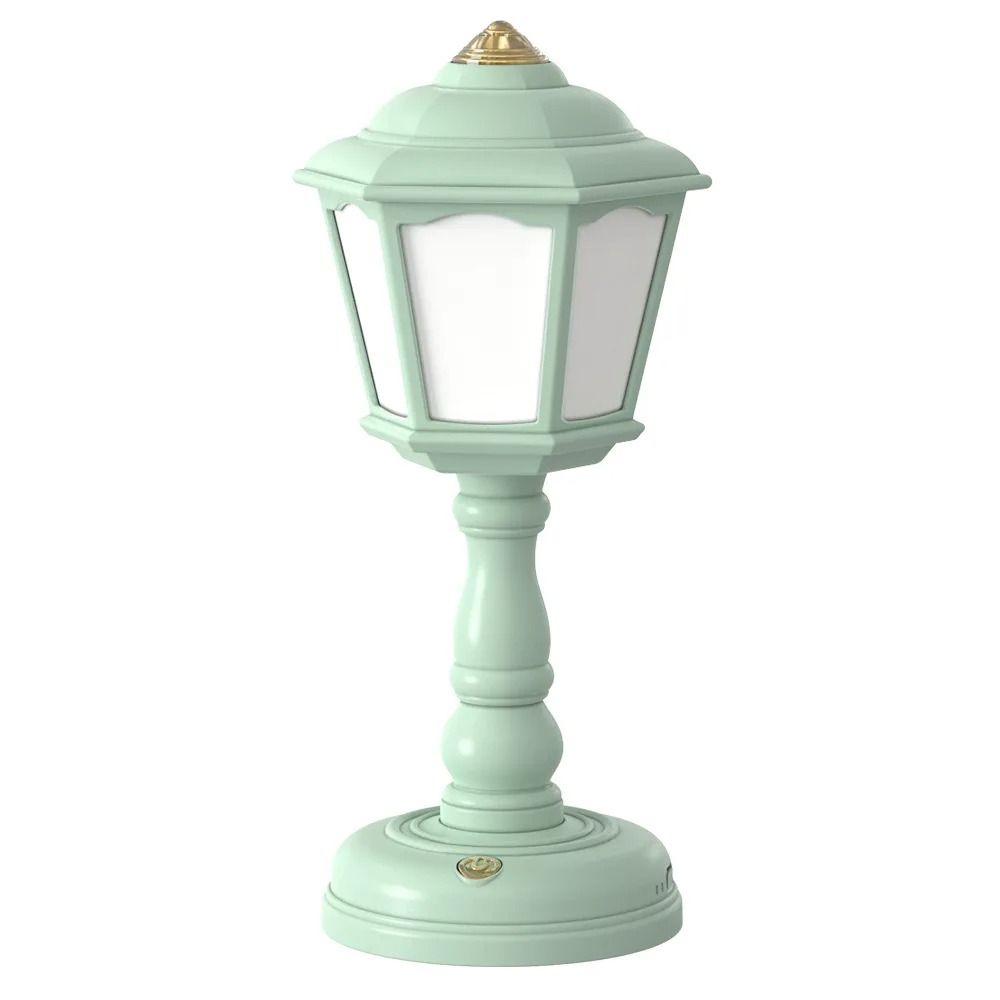 Mini Retro LED Desk Lamp with USB Rechargeable Touch Control