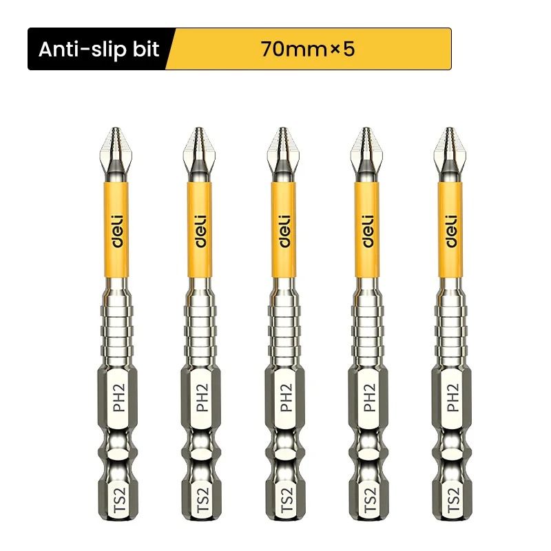 Non Slip PH2 Magnetic Batch Bit Cross Screwdriver Set