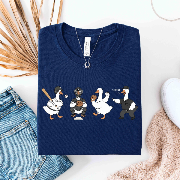 Baseball Game Day Shirt, Goose Baseball Player Shirt, Game day Player Shirt, Funny Goose Shirt
