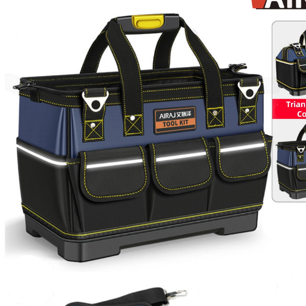 Tool Bag for Electricians, Heavy Duty Storage Organizer, Professional Work Bag, Wrench Set Belt, Industrial Tool Bags