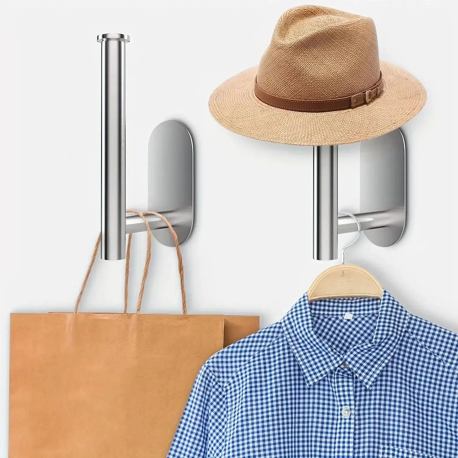 Stainless Steel Wall Mounted Baseball Cap Hanger