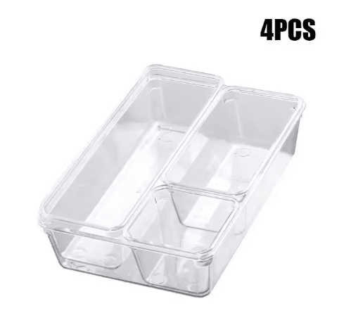 VersaClear 7 or 14-Piece Drawer Organizer Set with Clear Dividers