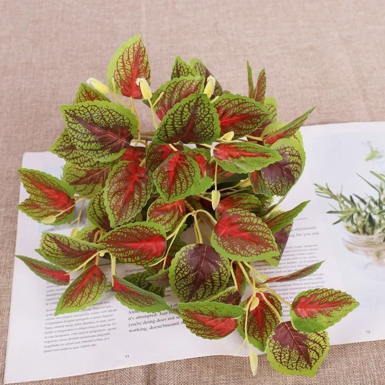 Artificial Plastic Plants Wall Grass Greenery Home Decor