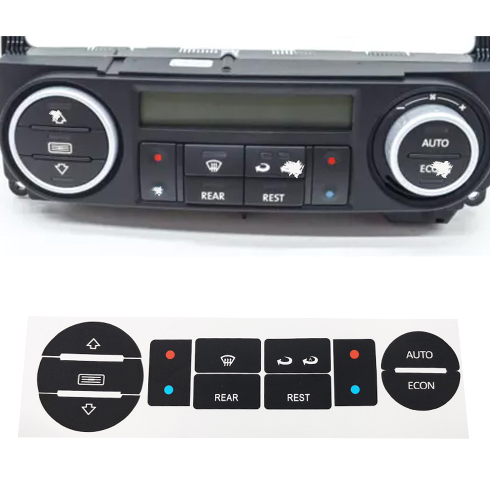 Clima Worn Knob Switch Accessories, Car Air Conditioner Switch Button Repair Sticker
