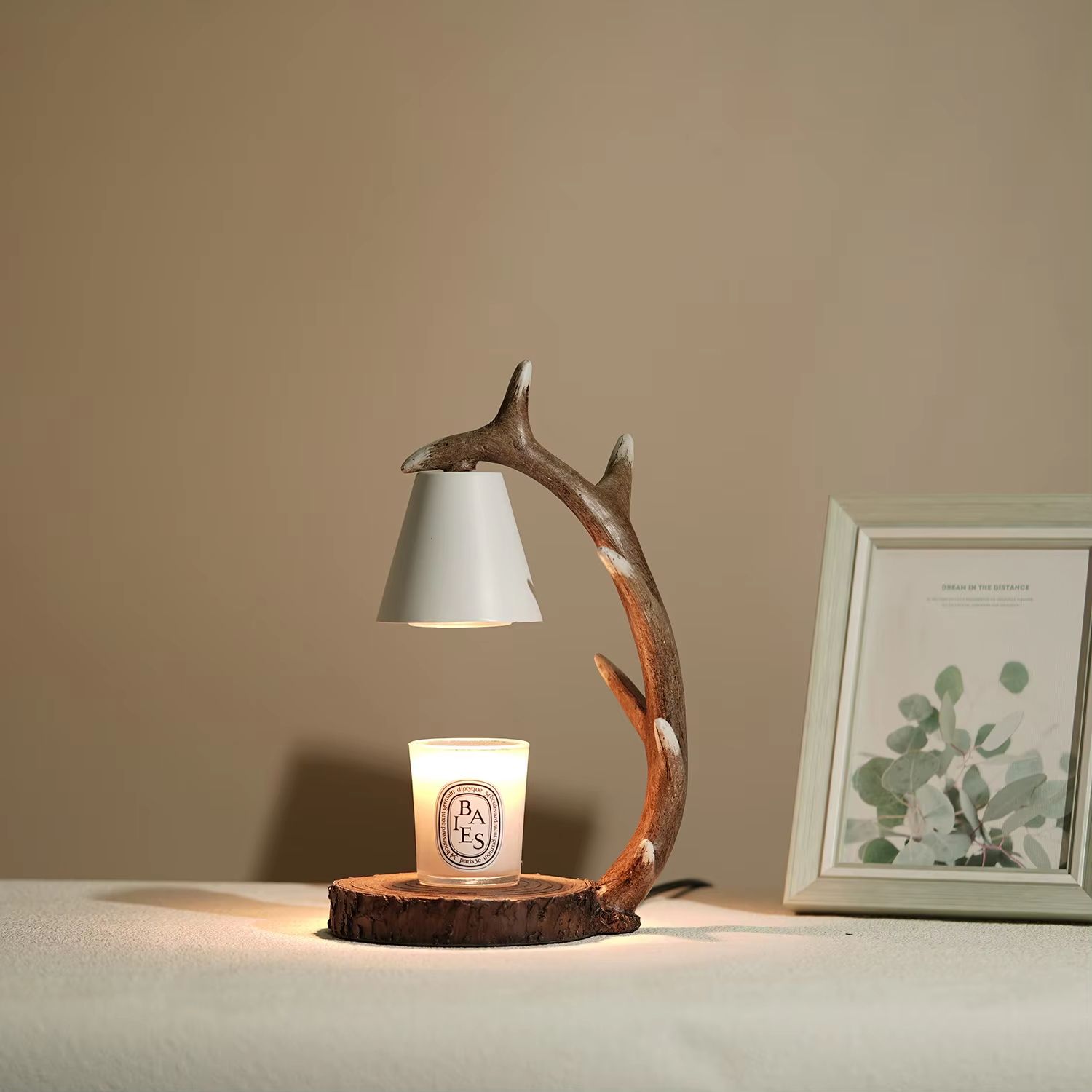 Elegant Vintage Candle Warmer Lamp Dimmable Wax Melt Fragrance Warmer for Home Decor