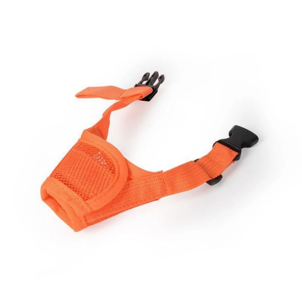 Adjustable Mesh Dog Muzzle Breathable Pet Mouth Cover