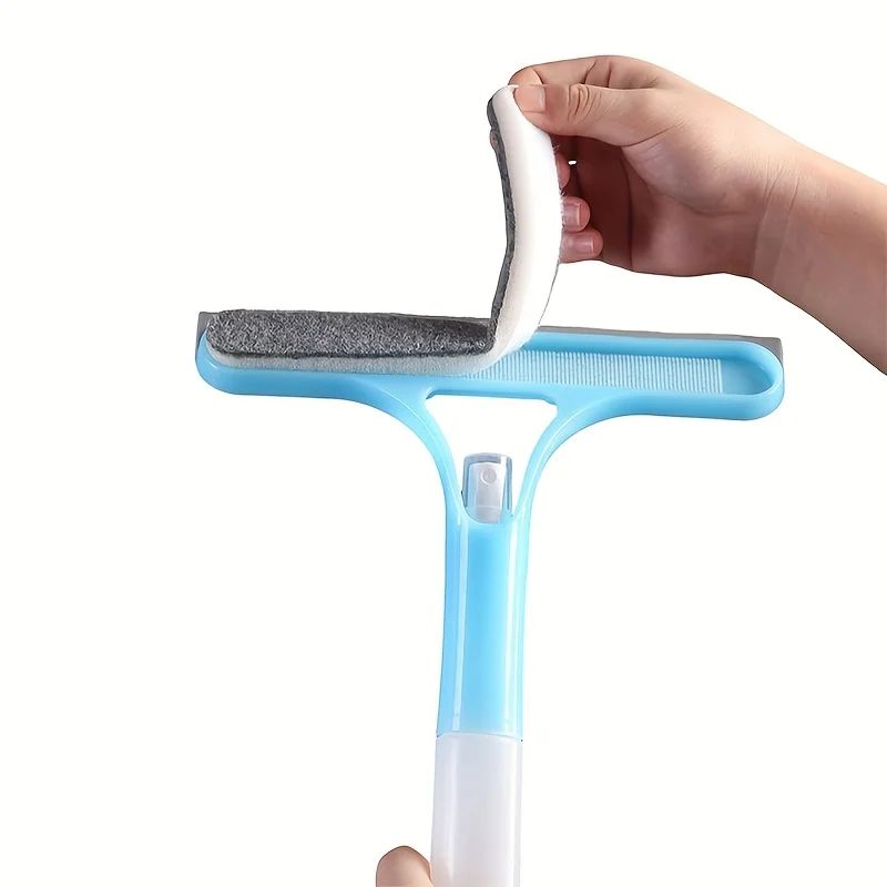 3-in-1 Glass Cleaning Squeegee – Multi-Surface Shower & Window Water Wiper